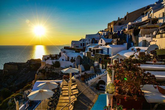 Sunset in Oia